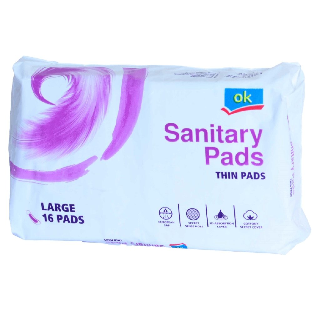 OK Sanitary Pads Large (16Pcs)