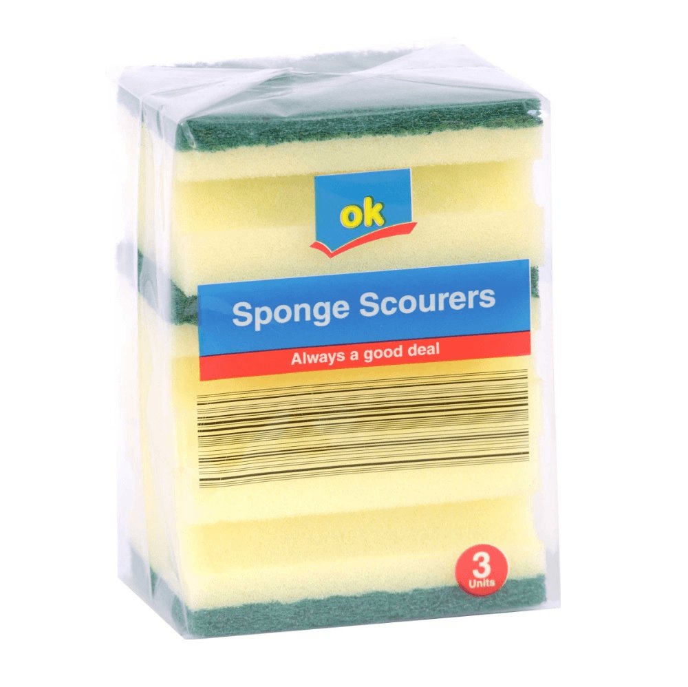 Fine Dreaming Scouring Sponge Large X 3