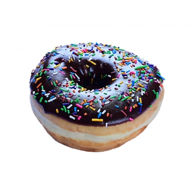 Chocolate Iced Rings Donut