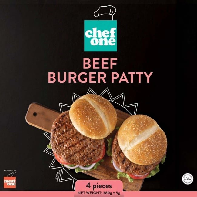 Chef One Beef Burger Patty 380g