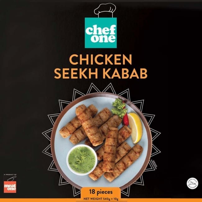 Chef One Chicken Seekh Kabab 18 pcs