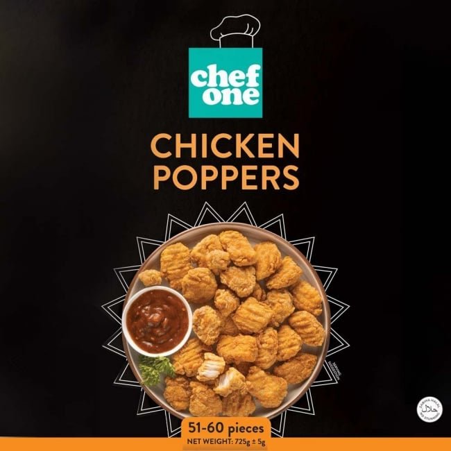 Chef One Chicken Poppers 725gm
