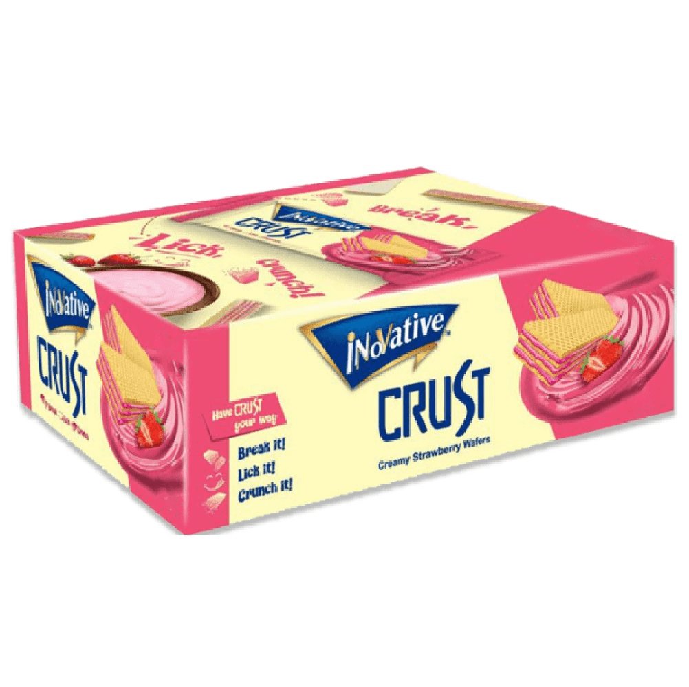 Innovative Biscuits Crust Strawberry Wafers 10x24