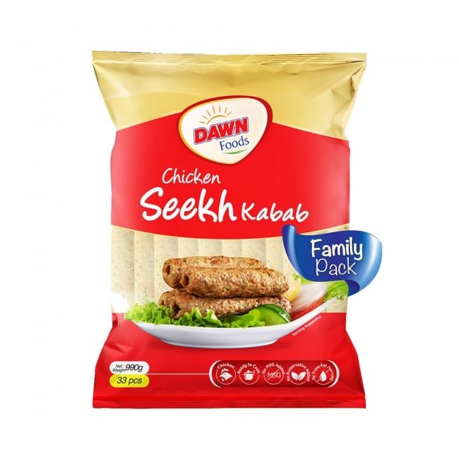 Dawn Chicken Seekh Kabab 990g