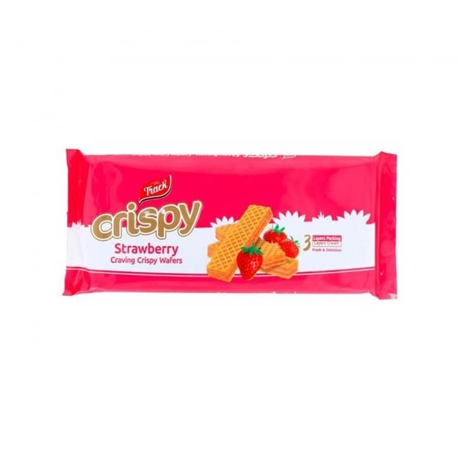 Track Crispy Wafers Strawberry 75GM