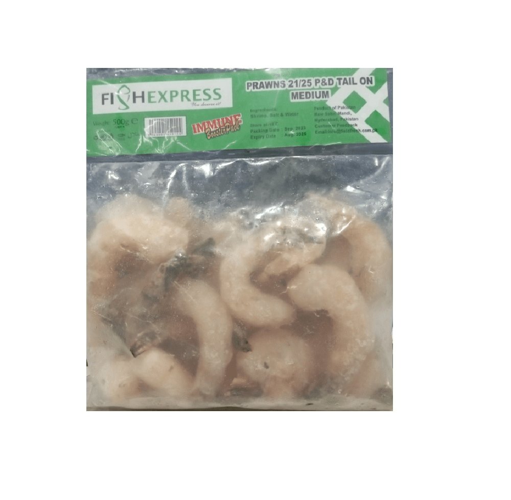 FF Premium Shrimps 21/25 PD Tail 500GM