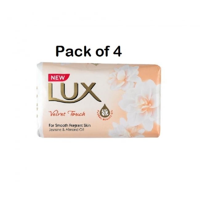 LUX 4 in 1 White Soap Bars 135GM