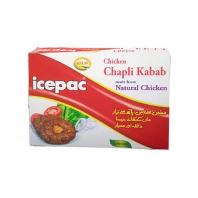 Icepac Frozen Meal Chicken Chapli Kabab