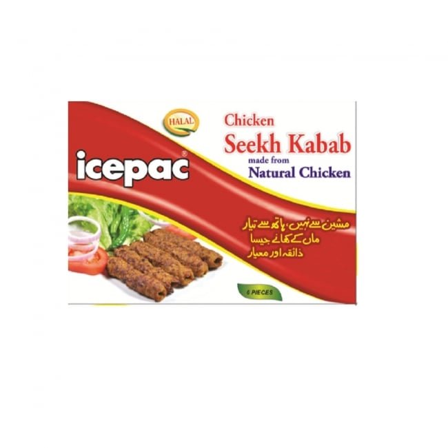 Icepac Frozen Meal Chicken Seekh Kabab