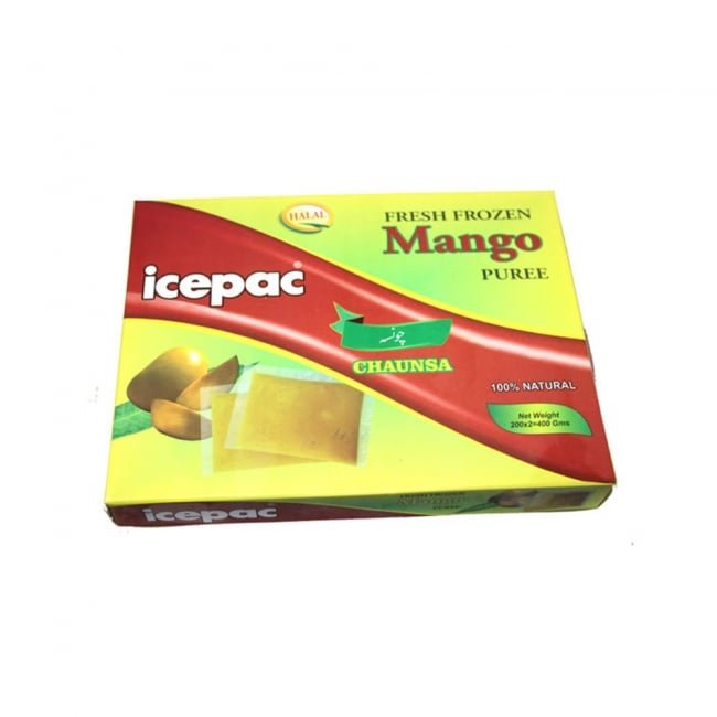 Icepac Fruit Mango Pulp 400gm