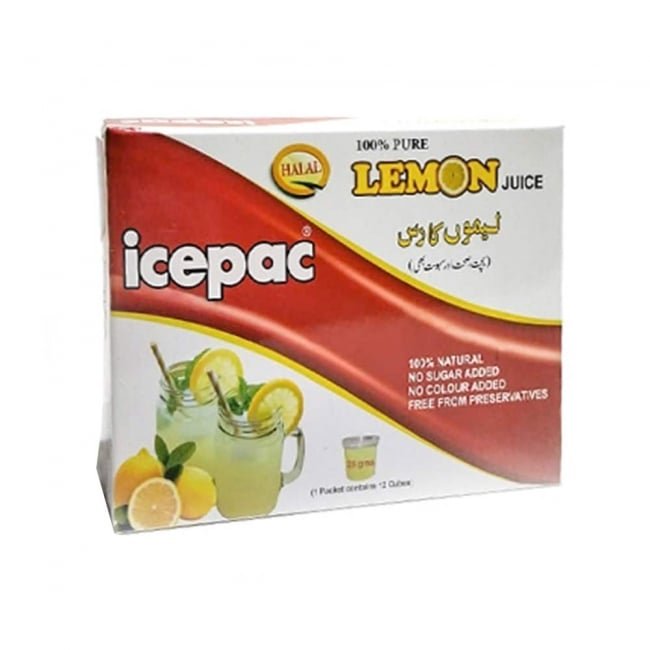Icepac Vegetable Lemon Cubes 300gm