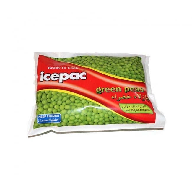 Icepac Vegetable Green Peas 400gms