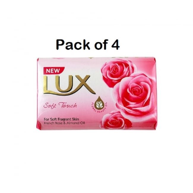 LUX 4 in 1 Pink Soap Bars 135GM