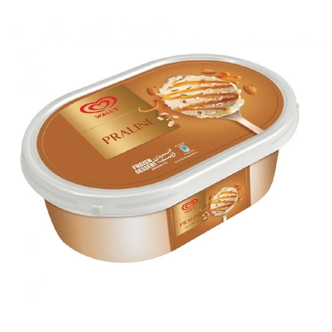 Walls Praline Creamy Delights Tub 800ML