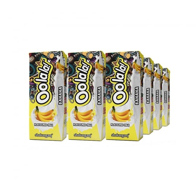 Oolala Banana Fruit Milk 180ML x 12