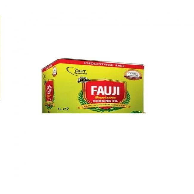 Fauji Supreme Cooking Oil 1L x 12
