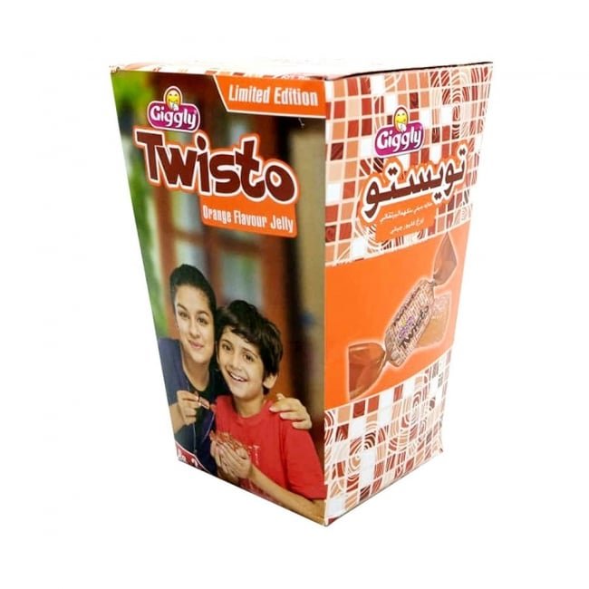 Giggly Twisto Jelly Orange x60