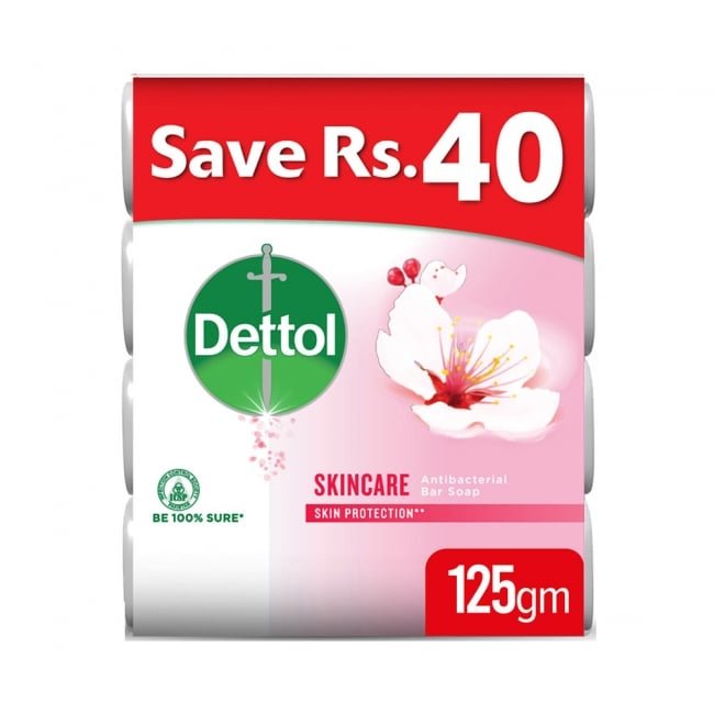 Dettol Soap Skincare 125GM x4