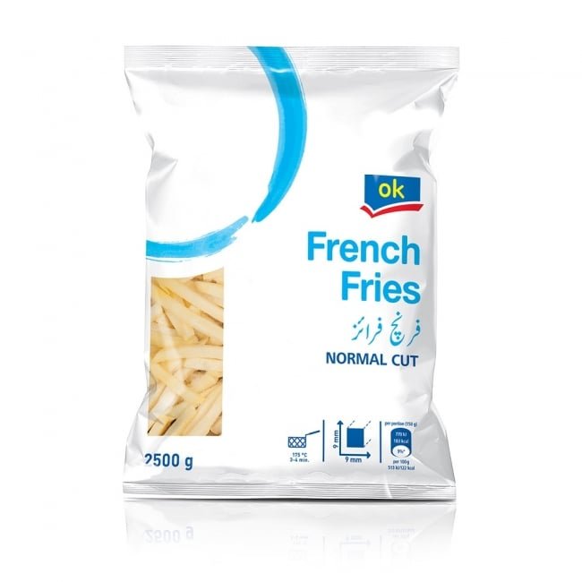 OK Belgium Fries 9x9 2.5kg