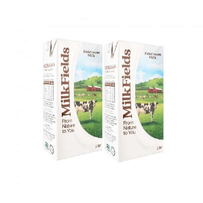 MilkFields UHT Full Cream Milk 1L x12