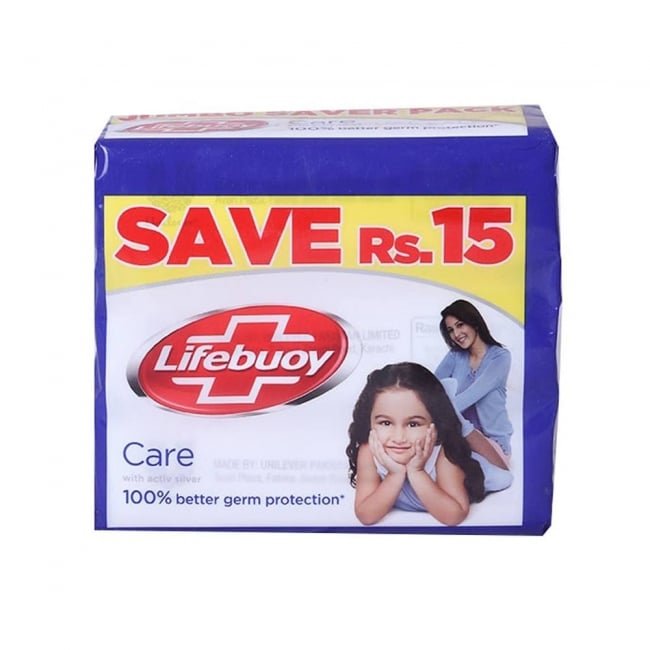 Lifebuoy Care Soap Trio 128GM