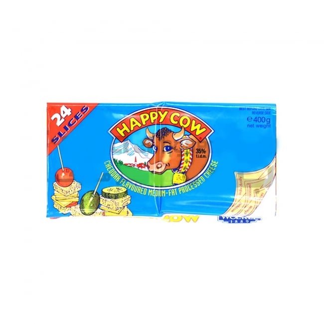 Happy Cow Cheddar Cheese 400 GM