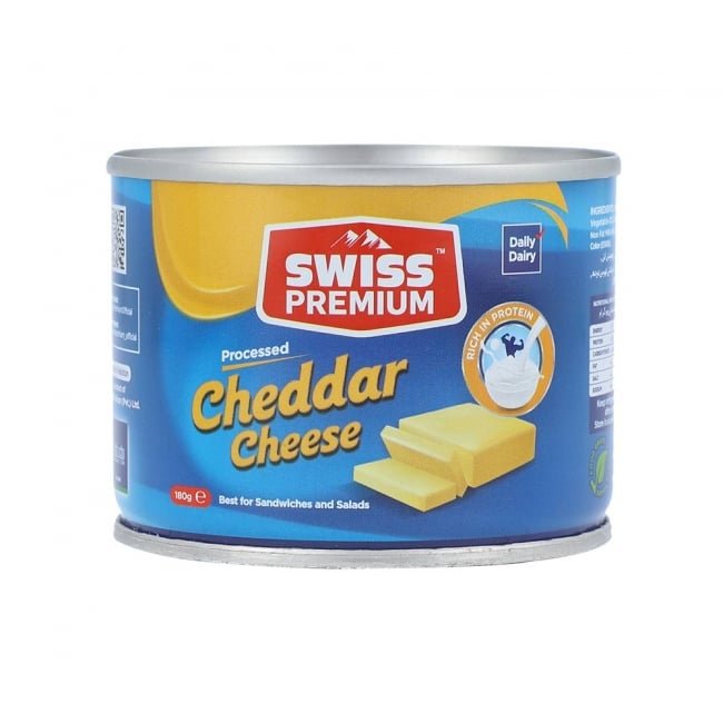 Swiss Premium Cheese Cheddar 180 GM