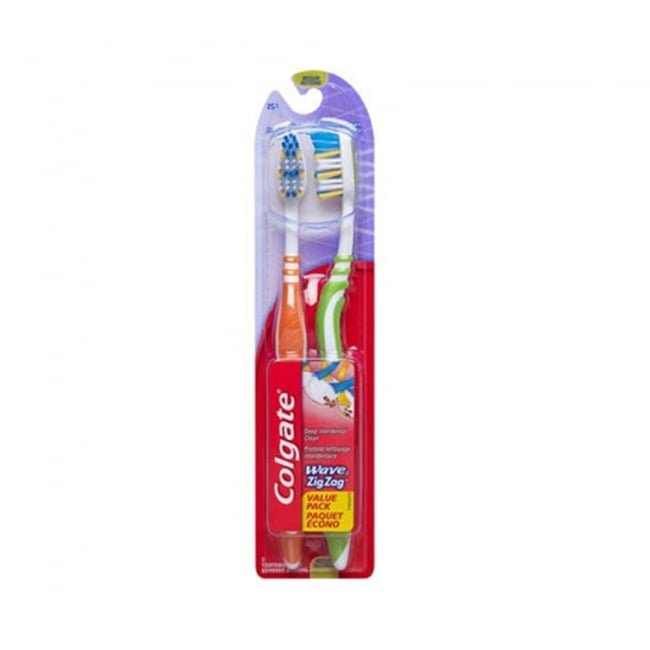 Colgate Toothbrush Twin Pack Zigzag