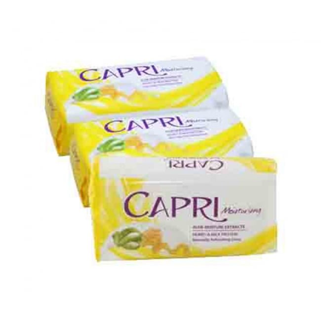 Capri White Soap 130GM x 6 pack