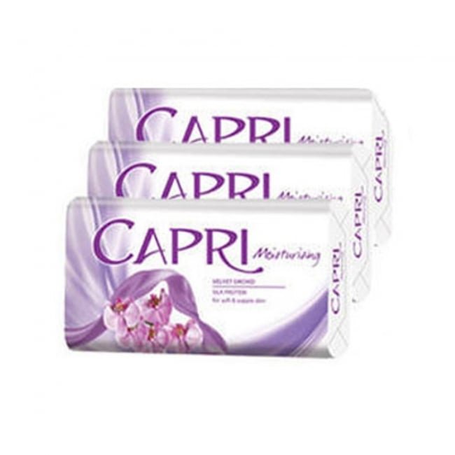 Capri Purple Soap 130GM x 3 pack