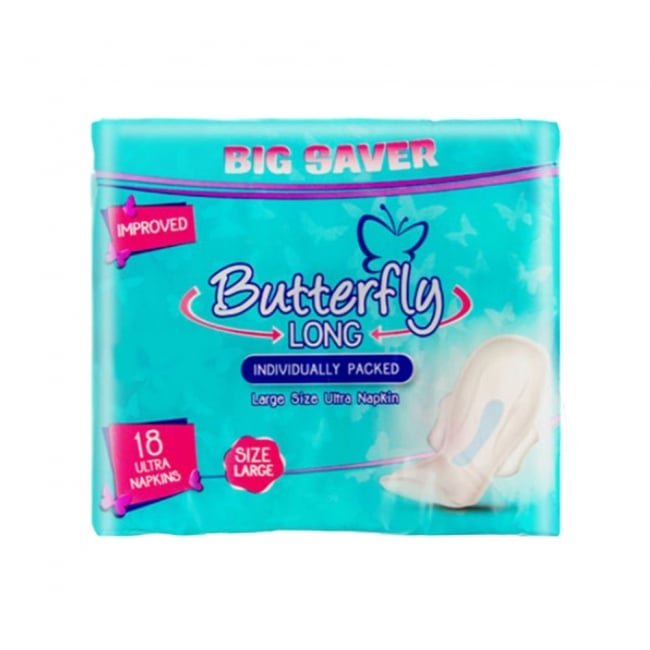 Butterfly Long Ultra Big Saver Sanitary Pads Large