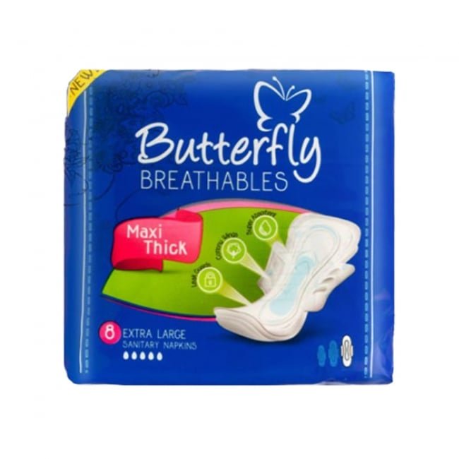 Butterfly Maxi Thick Dry Mesh Sanitary Pads Extra Large