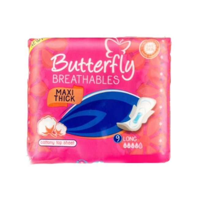 Butterfly Maxi Thick Cottony Sanitary Pads Large