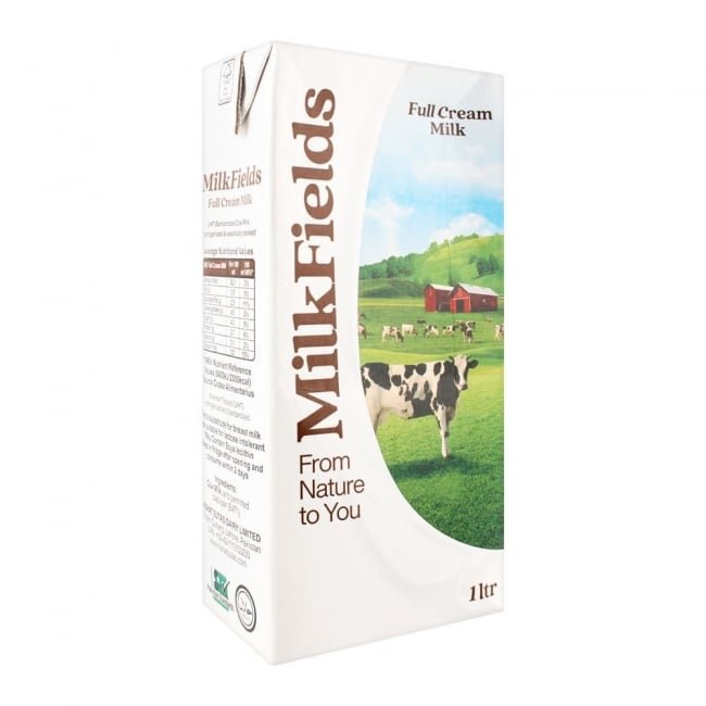 MilkFields UHT Full Cream Milk 1L