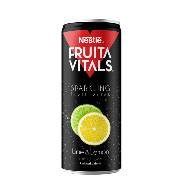 Nestle Fruita Vitals Sparkling Lime Can 250ML