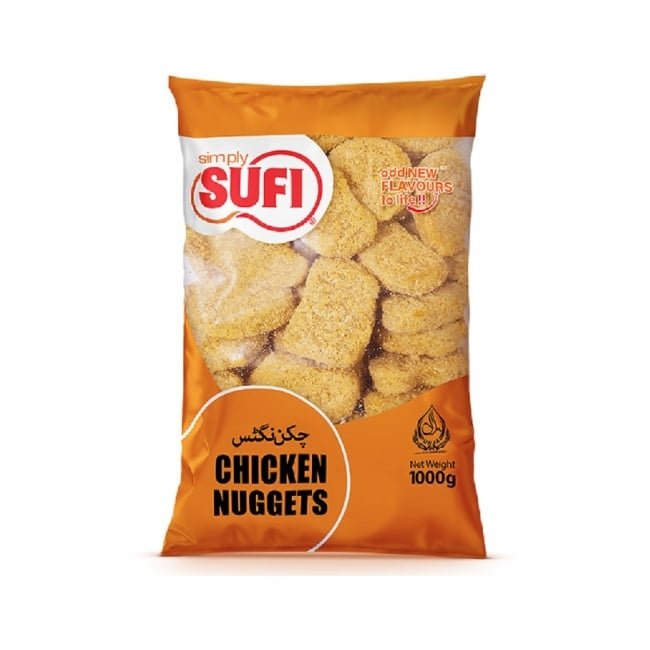 Simply Sufi Chicken Nuggets 1KG PP