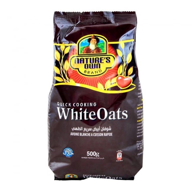 Nature Own White Oats Pouch 500GM