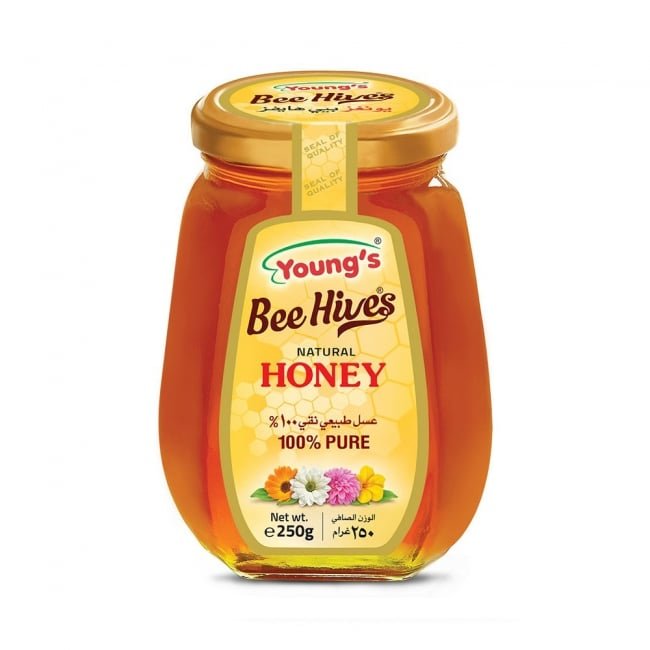 YOUNGS Beehives Honey Bottle 250GM