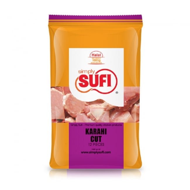 Sufi Frozen Chicken Karahi Cut 1KG