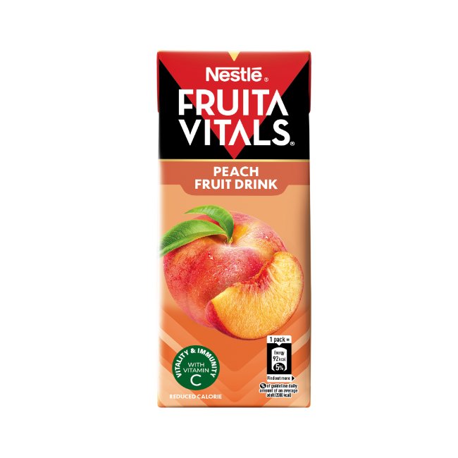 Nestle Fruita Vital Peach Nectar 200Ml X24