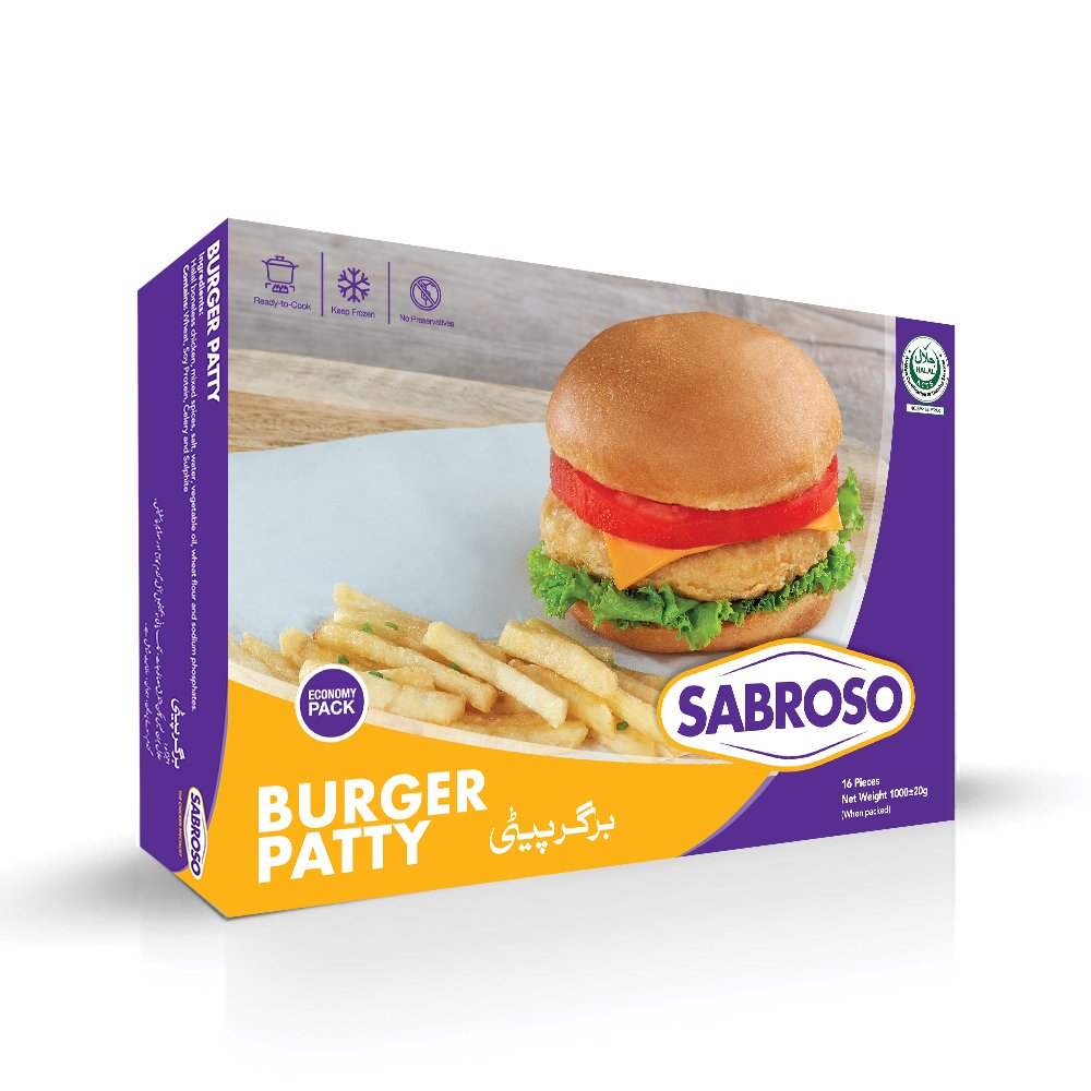 Sabroso Burger Patty 1KG