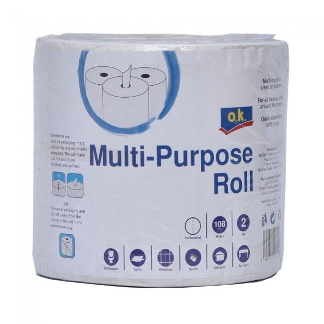 OK Tissue Jumbo Roll 800 GM