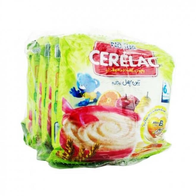 Nestle Cerelac 3 Fruit and Wheat 25GM x 8
