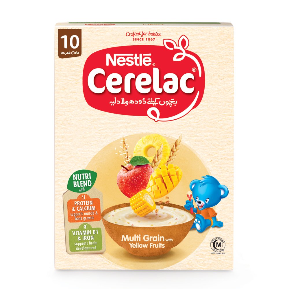 Nestle Cerelac Yellow Fruit 175 GM