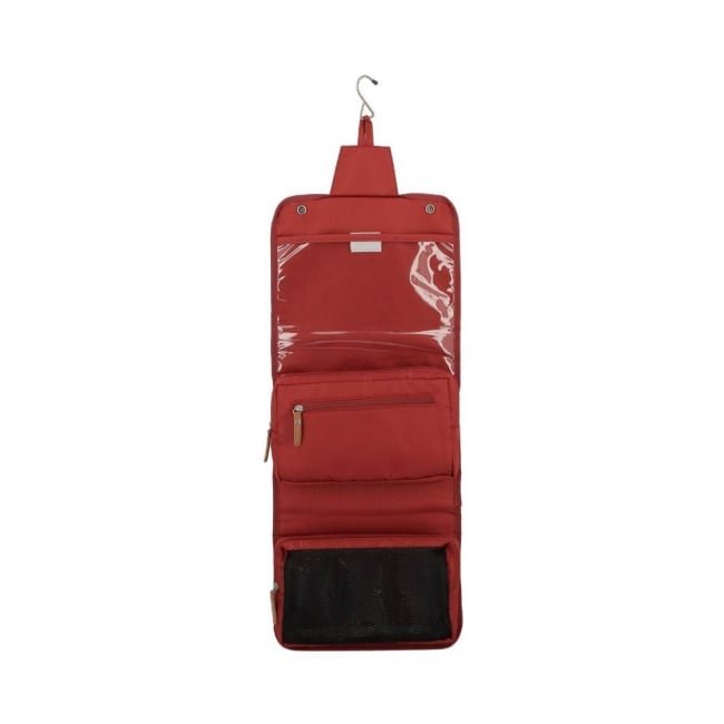 Jump Etretat Foldable Toiletry Bag  8278Cr Red 10