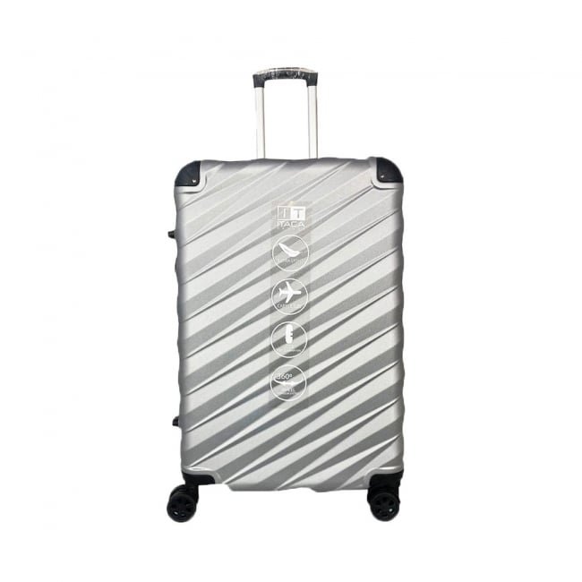 IT-Itaca Laussane X Spinner Suitcase Size 21 Silver