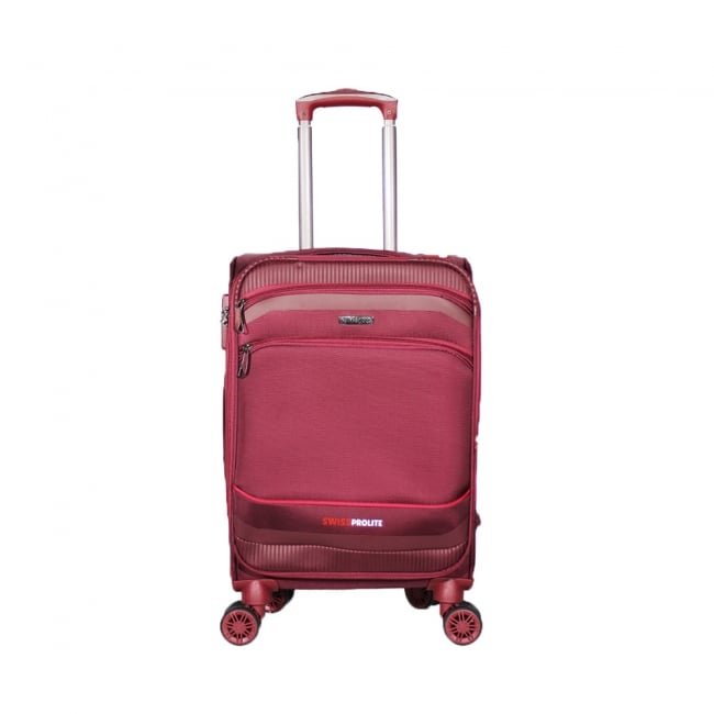 Swisspro Locarno Spinner Suitcase Size 32 Burgundy