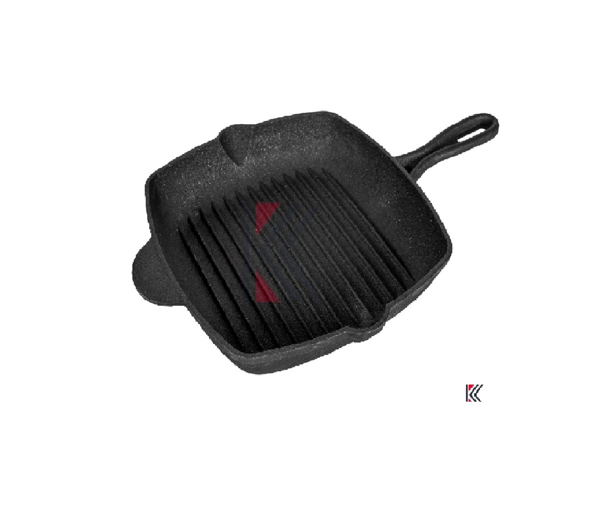 Krucible Kitchen Cast Iron Grill Pan 10.25"