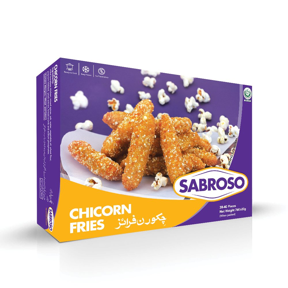 Sabroso Chicorn Fries 760G