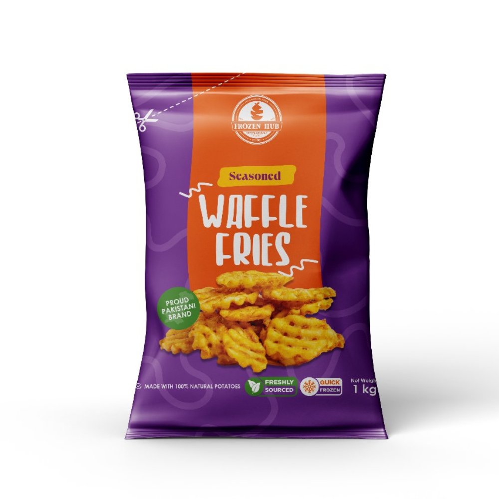 Frozen Hub Waffle Fries 1kg